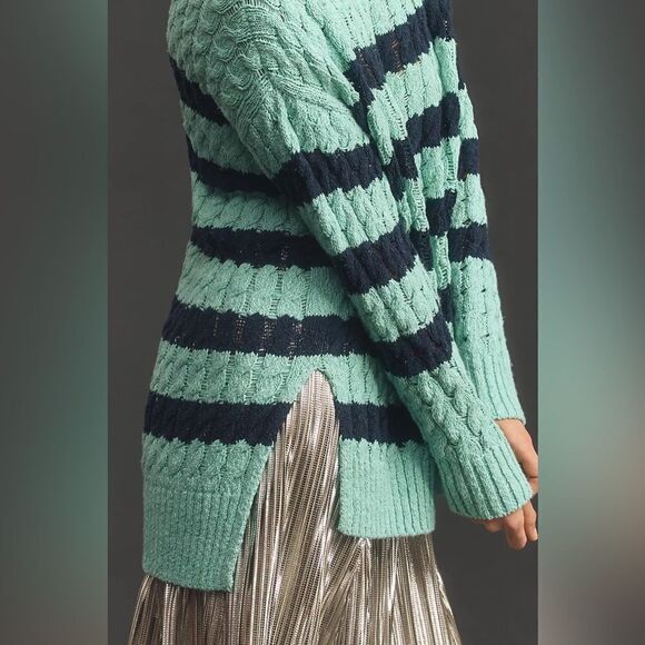 Anthropologie Pilcro Longline Stitch Sweater NWT - Picture 3 of 12